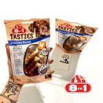 تشویقی دنتال سگ 8in1 غنی شده با کلسیم | مناسب نژاد کوچک 8in1 Tasties Calcium Bones