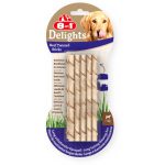 تشویقی دنتال سگ 8in1 Delights مدادی با طعم مرغ | 10 عدد | همه نژادها 8in1 Delights Beef Twisted Sticks | Dental treats for Dogs