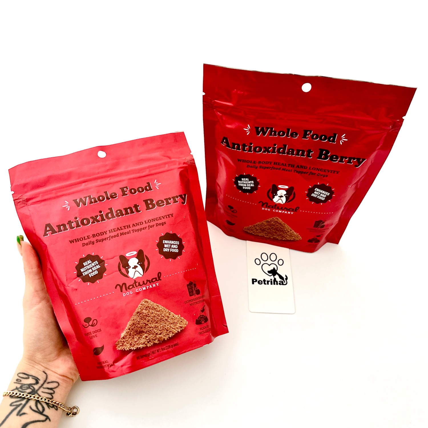 Antioxidant Berry Granules Natural Dog Company مکمل سوپرفود سگ Antioxidant Berry Granules برند Natural Dog Company | آنتی اکسیدان، تقویت قلب و سیستم ایمنی | 228 گرم