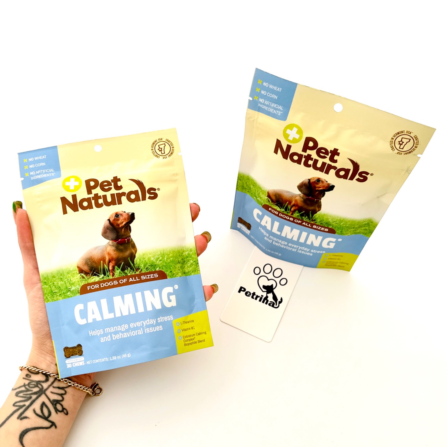 Pet Naturals Calming for Dogs of all Size - 30ct آرامش بخش و ضد استرس سگ Pet Naturals (آمریکایی) | 100% طبیعی - فرمول دامپزشکی | 30 عدد Pet Naturals Calming for Dogs of all Size - 30ct