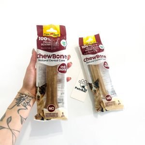 تشویقی دنتال سگ جیم داگ | کاهش جرم و پلاک دندان | بسته 1 عدد سایز بزرگ Gim Dog Chewbone RAWHIDE STICK