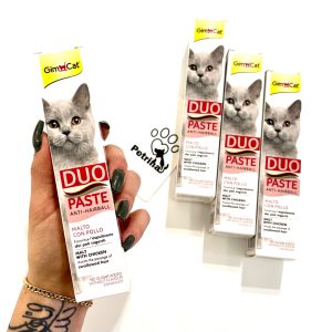 مالت آنتی هربال گربه جیم کت Paste Anti Hairball |حاوی فیبر، بدون شکر ، طعم مرغ | 50 گرم Gim Cat Paste Anti Hairball