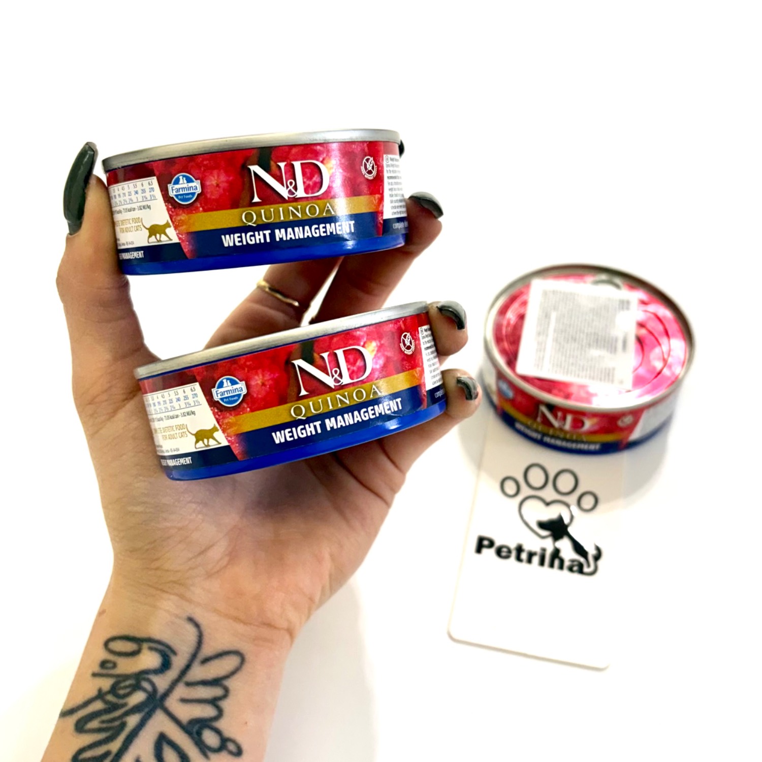 N&D Quinoa Cat Weight Management کنسرو گربه N&D مدیریت وزن | بدون غلات | 70 گرم N&D Quinoa Cat Weight Management