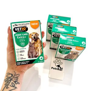 رص تقویت مفاصل سگ و گربه Joint Care Extra+ Senior برند VETIQ Healthy + | مناسب بالای 7 سال - ۴۵ عدد VETIQ Healthy + Joint Care Extra+ Senior for cats & Dogs | ages 7+ years