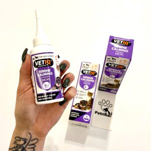 قطره آرامشبخش و ضد استرس طبیعی سگ و گربه برند VetIQ Healthy+ (انگلیسی) VetIQ Healthy+ Seren Calming Drops | Naturally Calms & Soothes