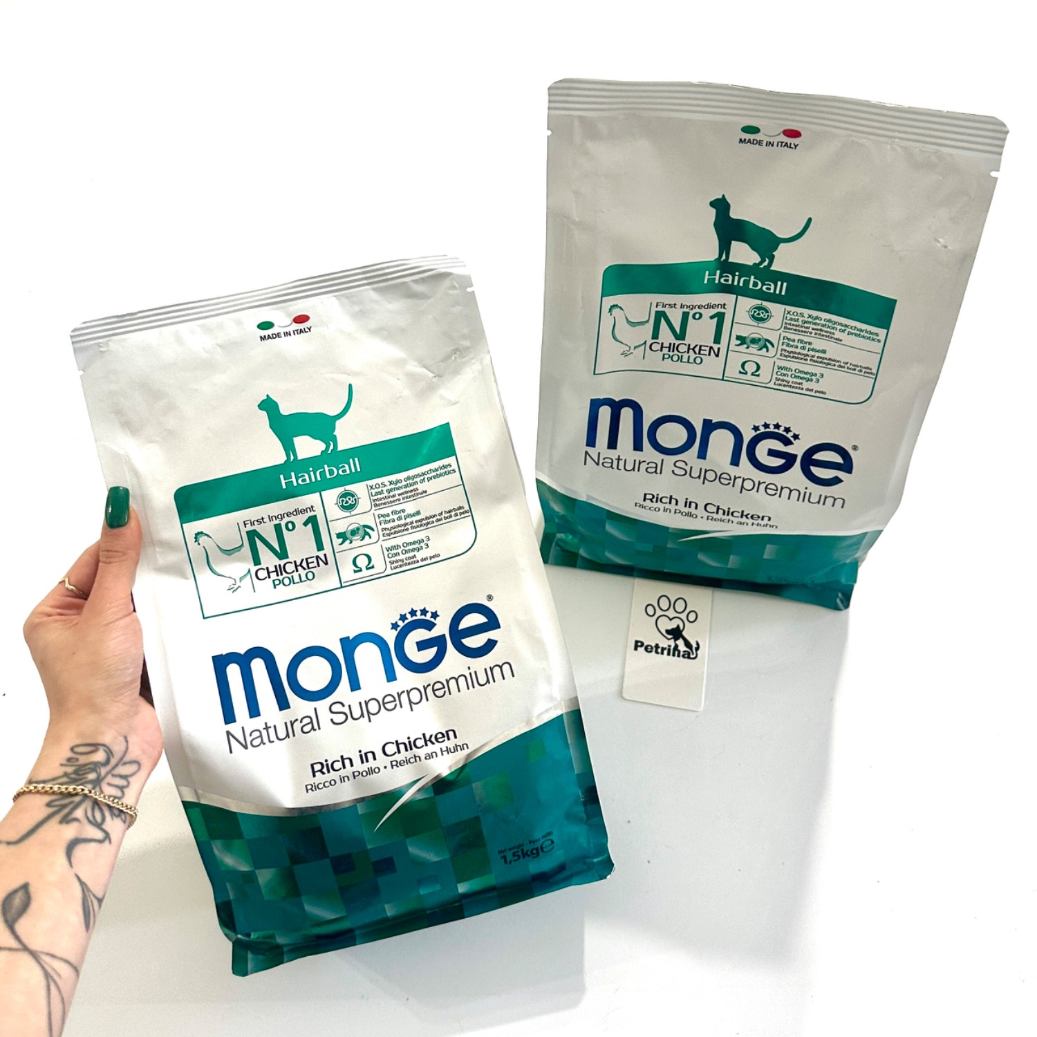 Monge Natural Superpremium Hairball adult Cat dry food غذای گربه مونژه هربال Natural Superpremium Hairball | گوشت مرغ | سوپر پرمیوم، 100% طبیعی | 1/5 کیلو Monge Natural Superpremium Hairball adult Cat dry food Specialy Line First Ingredient Chicken