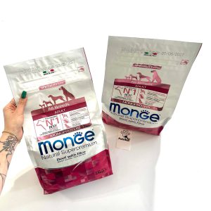 گوشت گوشت گوساله و برنج | تمامی نژادها | 2/5 کیلو Monge Natural Superpremium Monoprotein Dry Dog food Special Line for Dogs