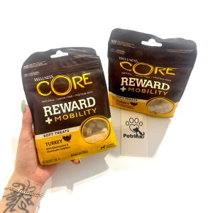 تشویقی سگ Wellness CORE Reward+ Mobility | مراقبتی سلامت مفاصل و حفظ تحرک | پروتئین بوقلمون | 170 گرم