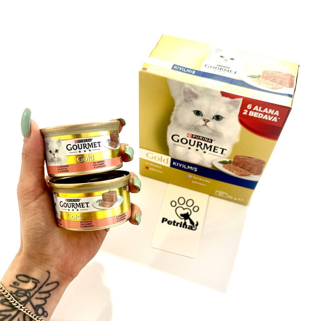 کنسرو گربه گورمت گلد GOURMET® Gold (آلمانی) ماهی سالمون | 85 گرم