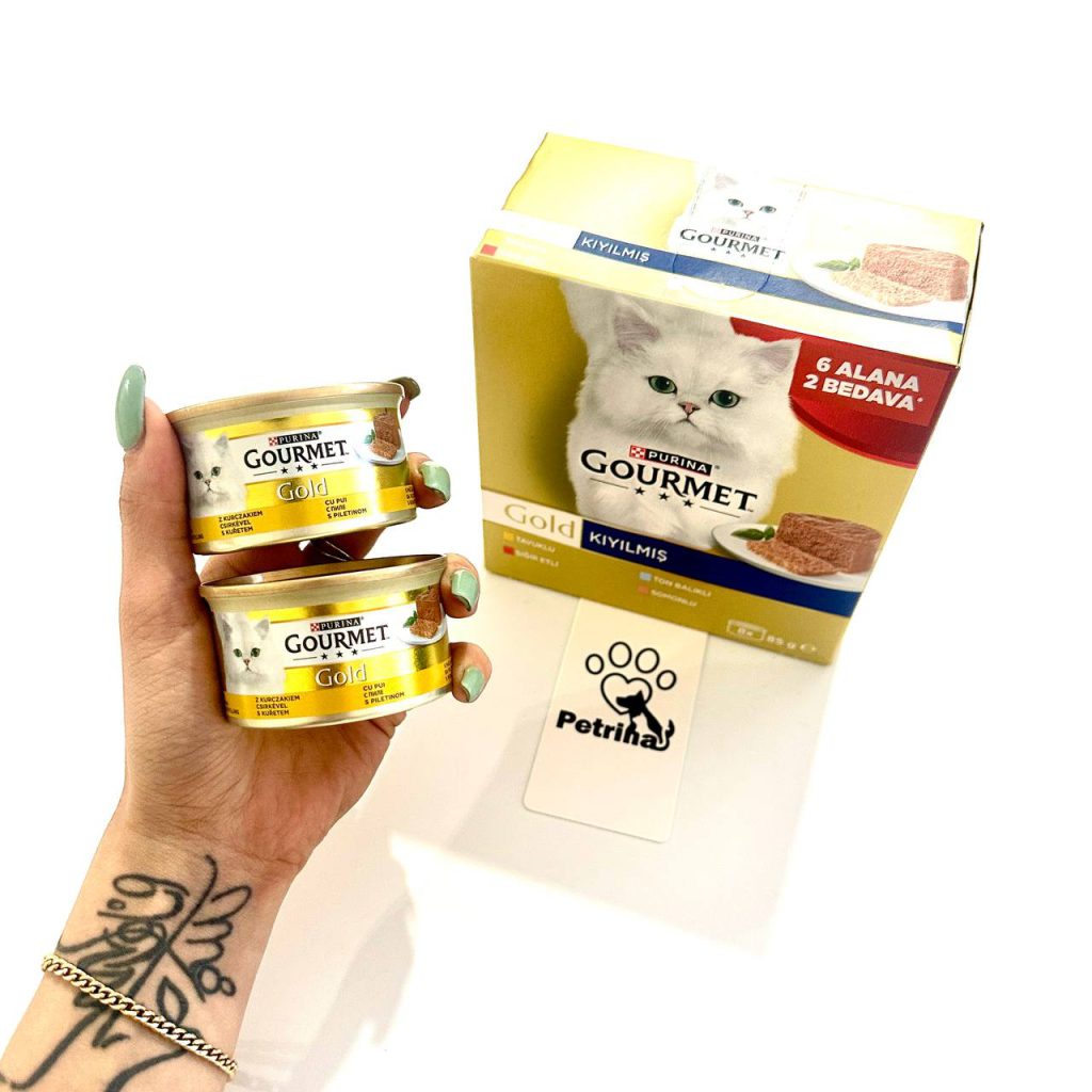کنسرو گربه گورمت گلد GOURMET® Gold (آلمانی) مرغ | 85 گرم GOURMET® Gold Savoury Chicken Cake Wet Cat Food
