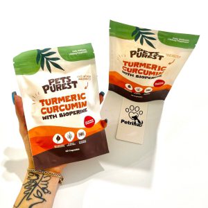 کپسول طبیعی زردچوبه و کورکومین PETS PUREST | ضد التهاب و آنتیاکسیدان قوی | مناسب سگ و گربه Pet Purest Turmeric Curcumin with Bioperin