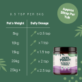 پودر پروبیوتیک و پری‌ بیوتیک سگ و گربه Pets Purest | سلامت گوارش، 100% طبیعی | 100 گرم Pets Purest Prebiotic & Probiotic Digestive Powder – 100g