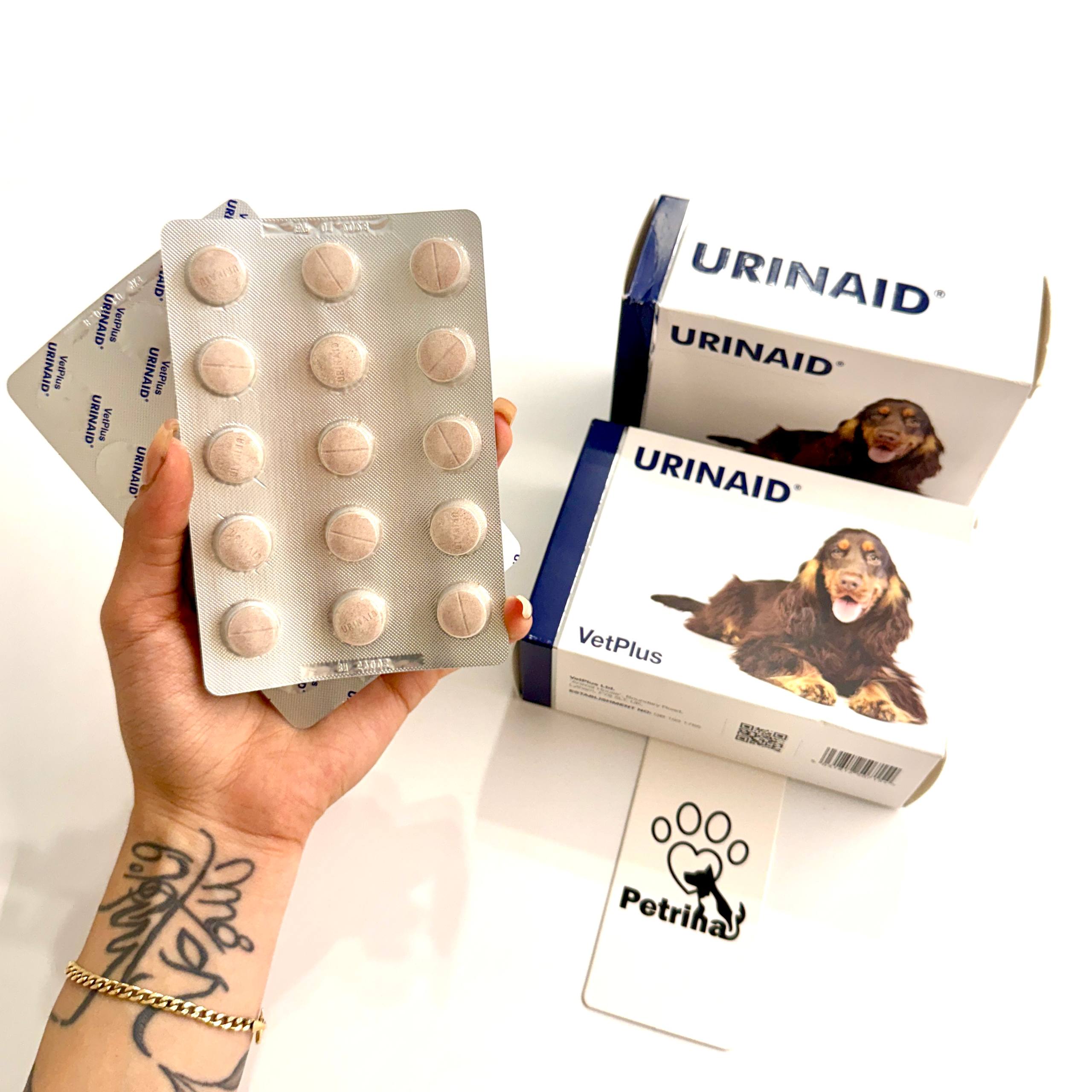URINAID® VetPlus مکمل تخصصی URINAID® VetPlus برای سگ | سلامت دستگاه ادراری و مثانه | ورق 15 عددی