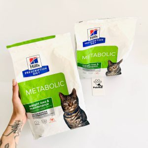 غذای خشک رژیمی گربه هیلز Metabolic با طعم مرغ | کاهش و کنترل وزن | 1/5 کیلوگرم Hill's Prescription Diet Metabolic Chicken Flavor Dry Cat Food