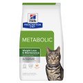 غذای خشک رژیمی گربه هیلز Metabolic با طعم مرغ | کاهش و کنترل وزن | 1/5 کیلوگرم Hill's Prescription Diet Metabolic Chicken Flavor Dry Cat Food