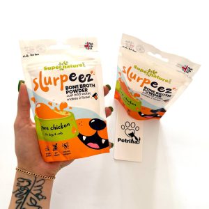 پودر عصاره استخوان مرغ Supernature Slurpeez برای سگ و گربه | کلاژن طبیعی و حمایت گوارشی | 100% خالص و طبیعی | 60 گرم Bone Broth Powders Slurpeez Bone Broth Powder 100% Chicken 60g