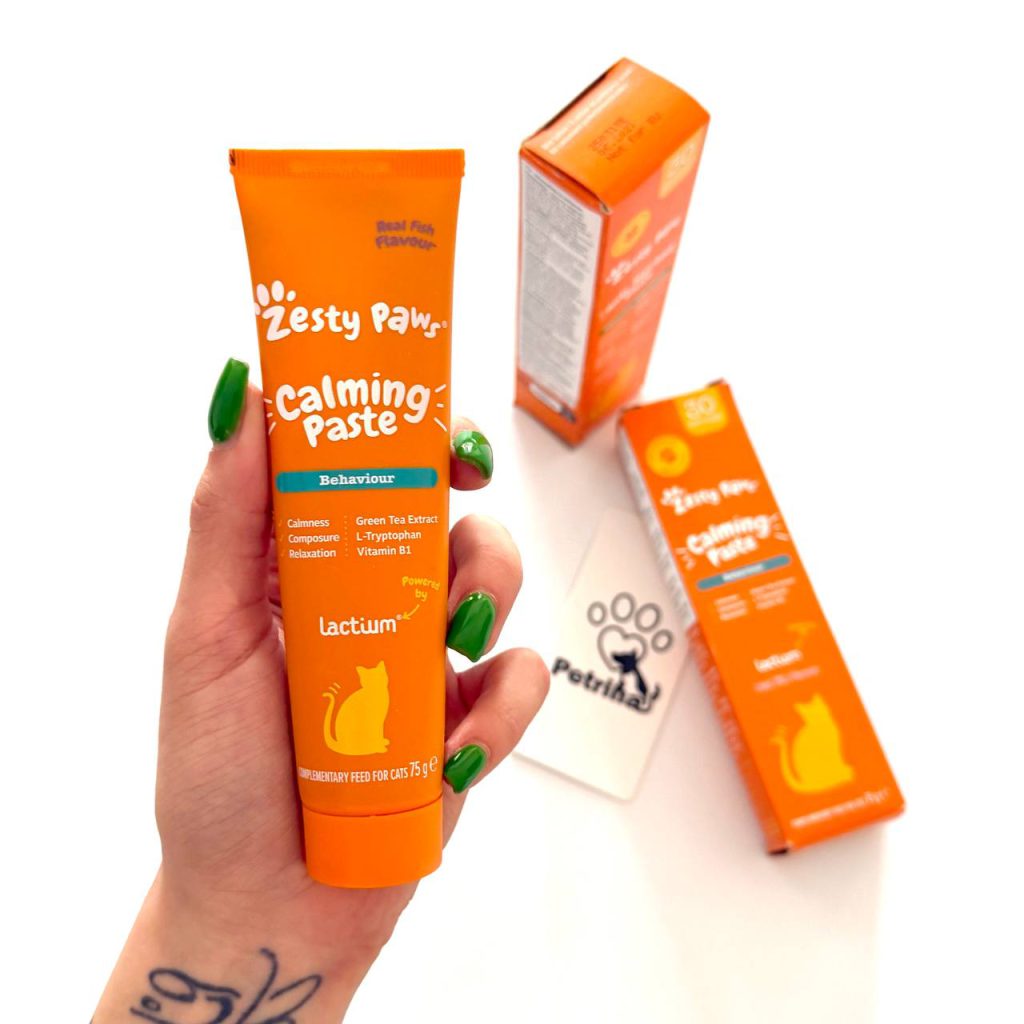 آرامش بخش گربه Zesty Paws Calming Paste | طعم ماهی | 75 گرم Zesty Paws Calming Paste for Cats