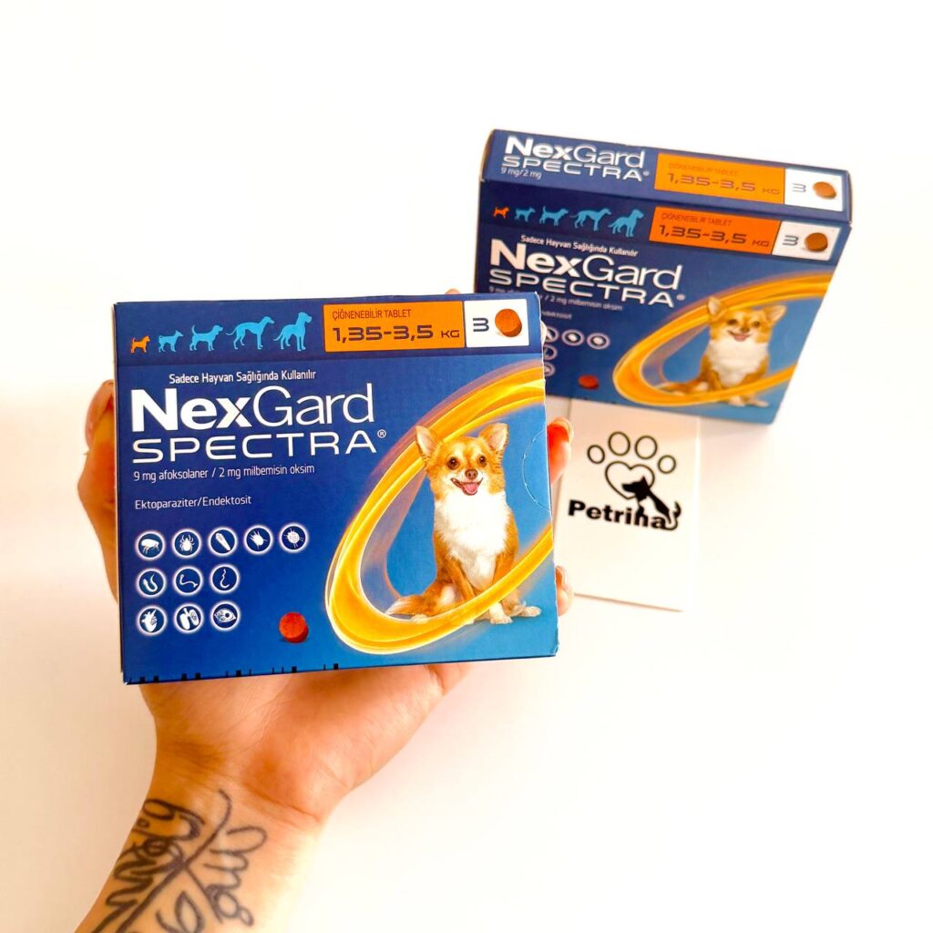 NexGard Spectra for Dogs | 1.35 -3.5 KG