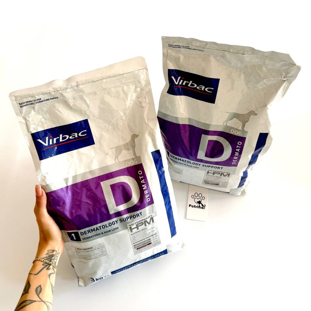 غذا خشک درمانی سگ Dermatology Support Dog Food D1 برند Virbac | حساسیت پوستی و غذایی | همه نژادها | 3 کیلوگرم