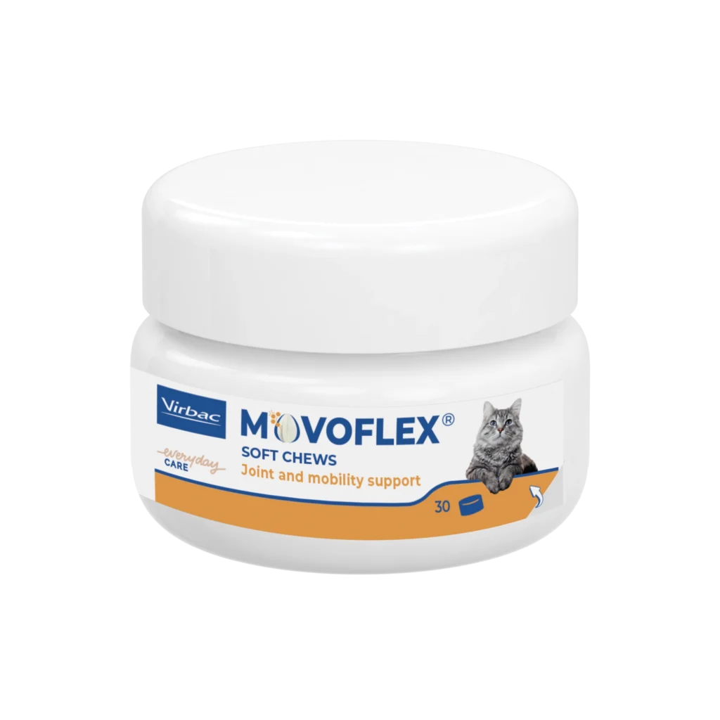 مکمل مفاصل و غضروف گربه MOVOFLEX برند Virbac | جویدنی نرم | 30 عدد