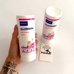 شامپو پوست خشک و پوسته‌ پوسته سگ و گربه Allerderm Dry & Scaly Skin برند Virbac | حجم ۲۵۰ میلی‌لیتر